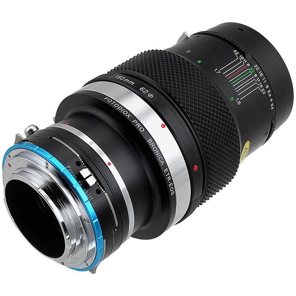 FotodioX Pro Shift Mount Adapter for Bronica ETR Lens to Sony E-Mount Camera