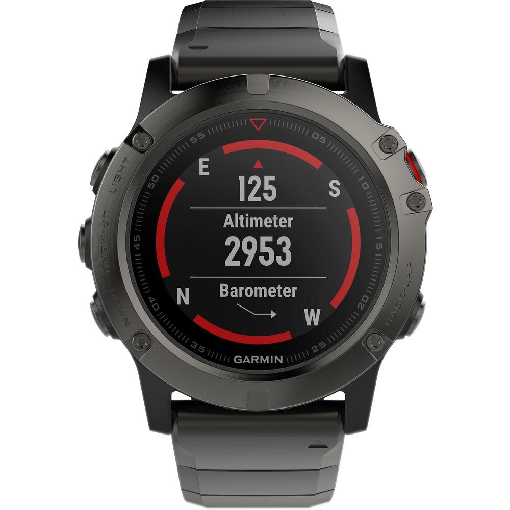 Garmin fenix 5X Sapphire Edition Multi-Sport Training GPS Watch, Garmin, fenix, 5X, Sapphire, Edition, Multi-Sport, Training, GPS, Watch