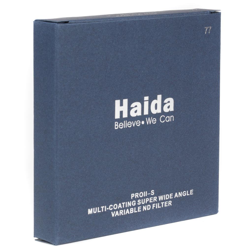 Haida 82mm Pro II-S Super Wide-Angle Variable Neutral Density 0.9 to 3.0 Filter, Haida, 82mm, Pro, II-S, Super, Wide-Angle, Variable, Neutral, Density, 0.9, to, 3.0, Filter