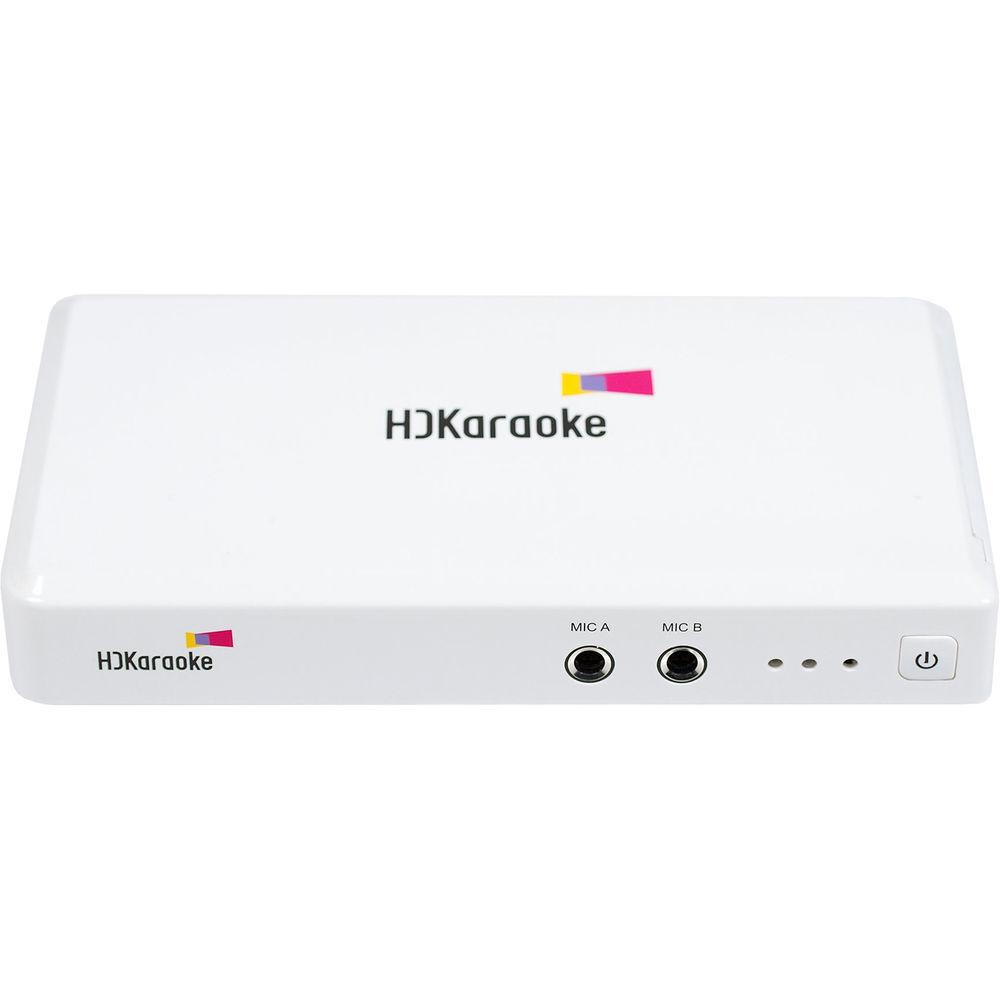 HD Karaoke HDK Box 2.0 Internet-Enabled Streaming Karaoke Player with Microphone
