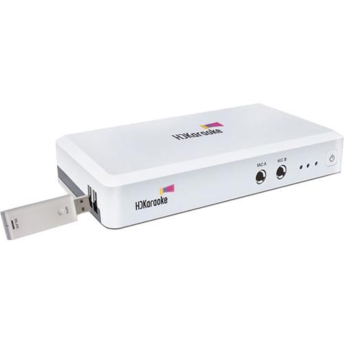 HD Karaoke HDK Box 2.0 Internet-Enabled Streaming Karaoke Player with Microphone