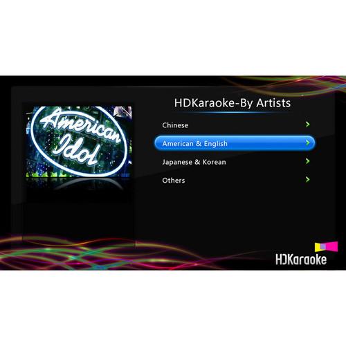 HD Karaoke HDK Box 2.0 Internet-Enabled Streaming Karaoke Player with Microphone