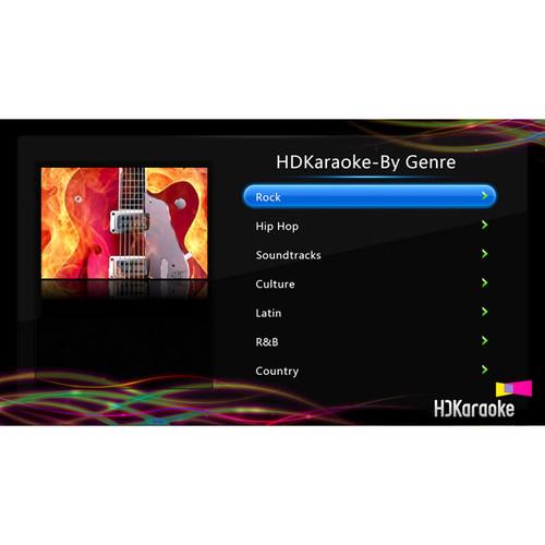 HD Karaoke HDK Box 2.0 Internet-Enabled Streaming Karaoke Player with Microphone