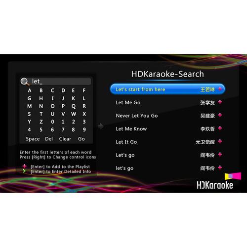 HD Karaoke HDK Box 2.0 Internet-Enabled Streaming Karaoke Player with Microphone