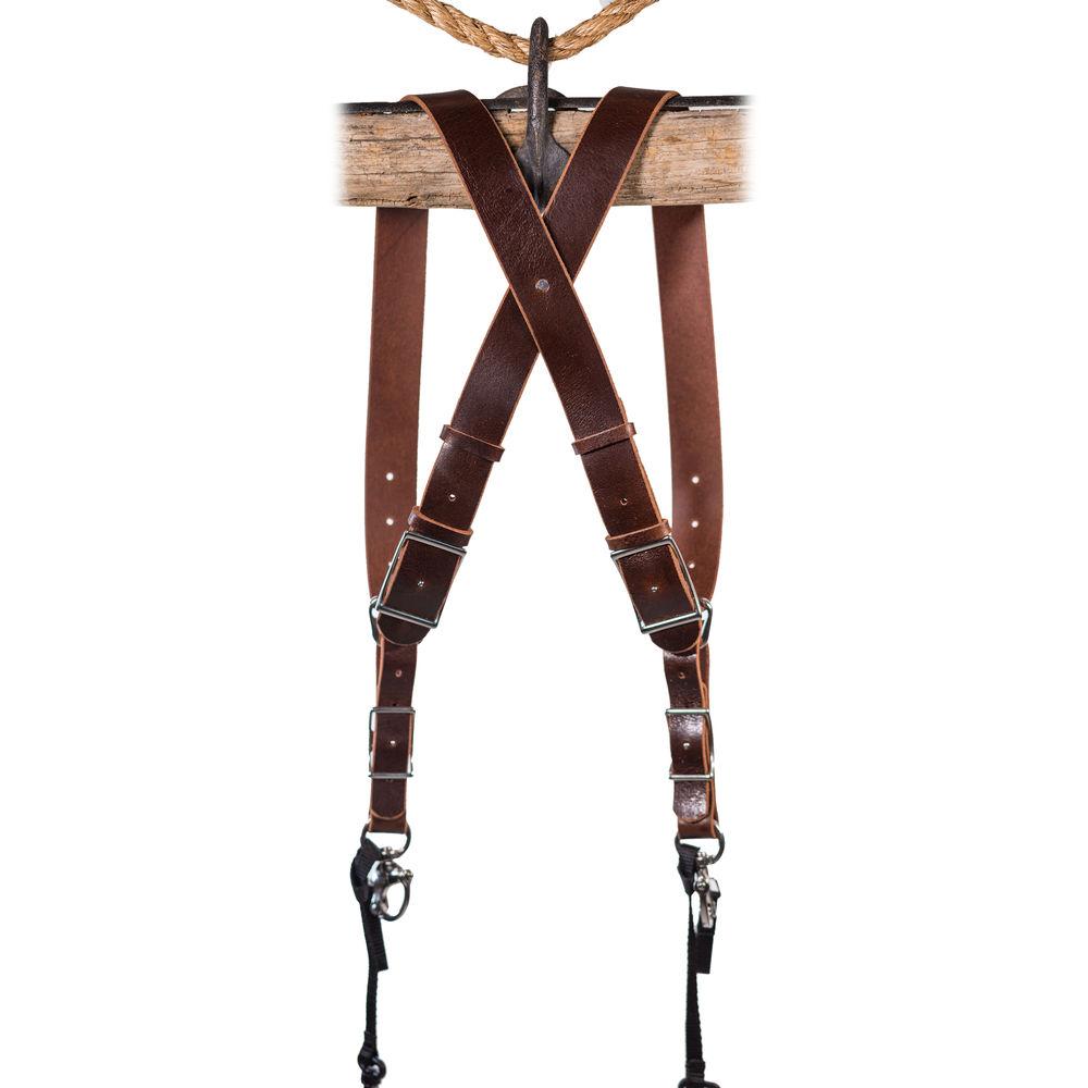 HoldFast Gear Money Maker 2-Camera Leather Harness without D-Rings 