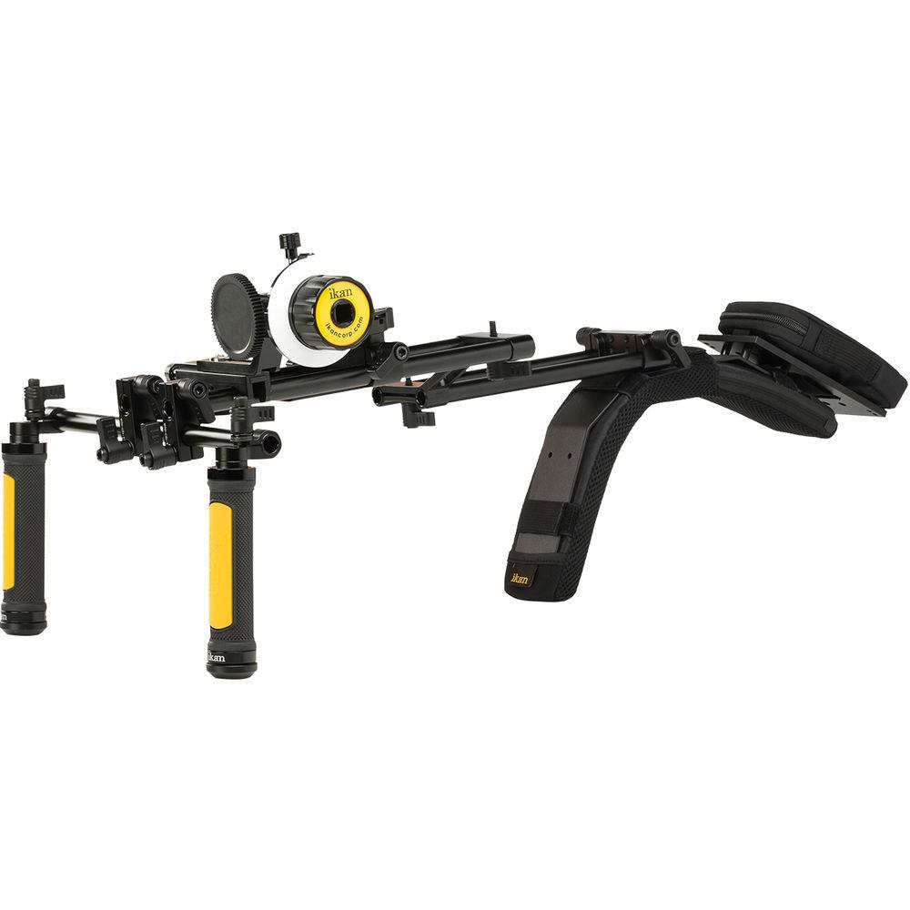 ikan EV3 Flyweight Offset DSLR Shoulder Rig and Follow Focus Kit
