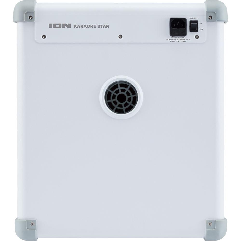 ION Audio Karaoke Star - Wireless 8" 2-Way 50W Speaker System with Vocal Effects and LED Light Panel