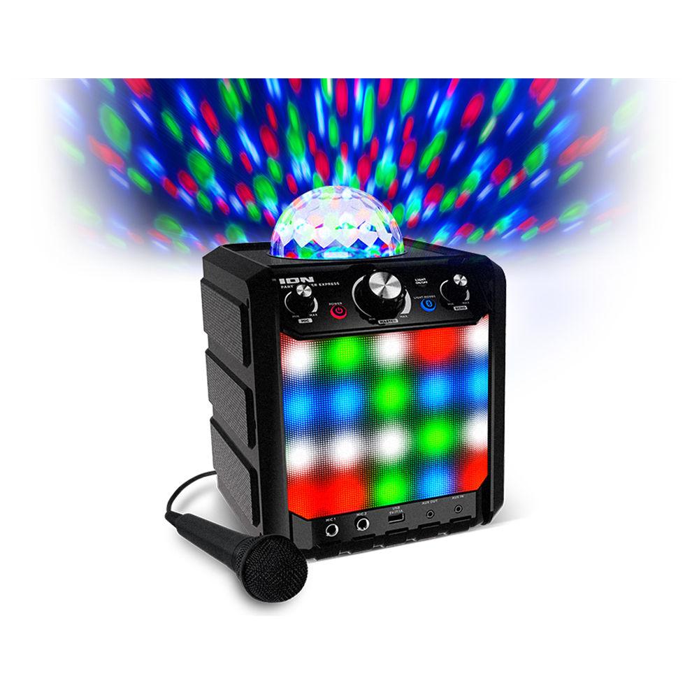 ION Audio Party Rocker Express - Wireless 4" 2-Way 40W Speaker System with Built-In Light Show