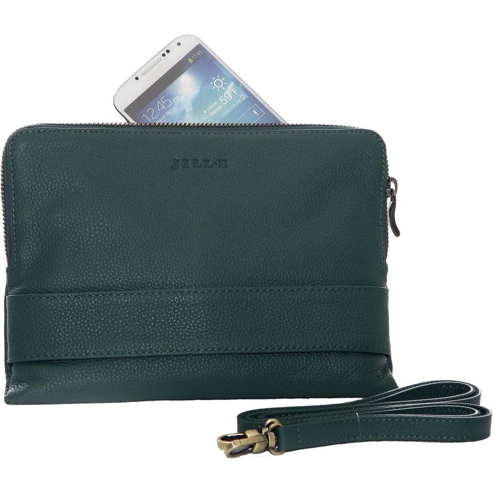 Jill-E Designs Ivy Leather Clutch for 7