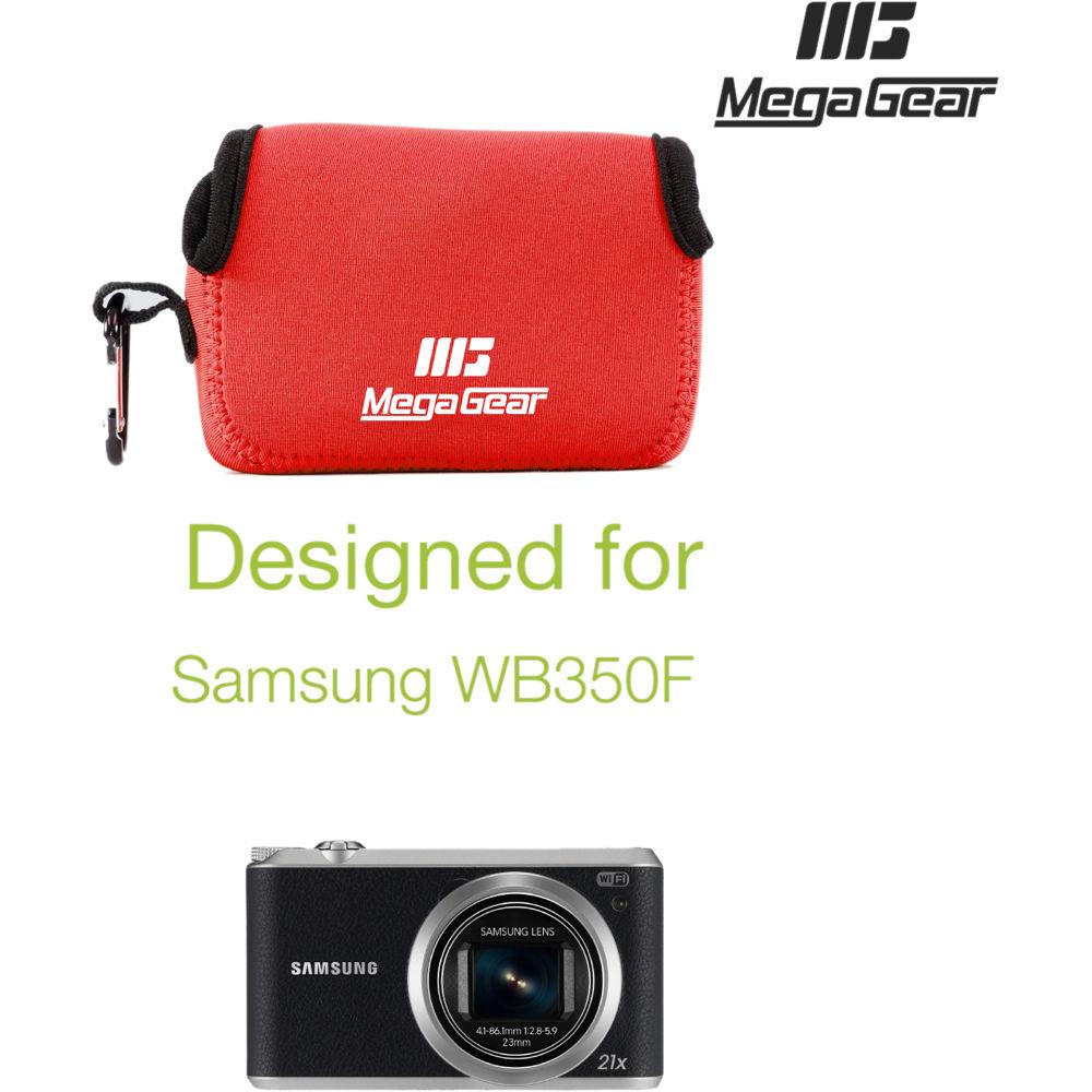 MegaGear Ultra-Light Neoprene Camera Case with Carabiner for Samsung WB350F, MegaGear, Ultra-Light, Neoprene, Camera, Case, with, Carabiner, Samsung, WB350F
