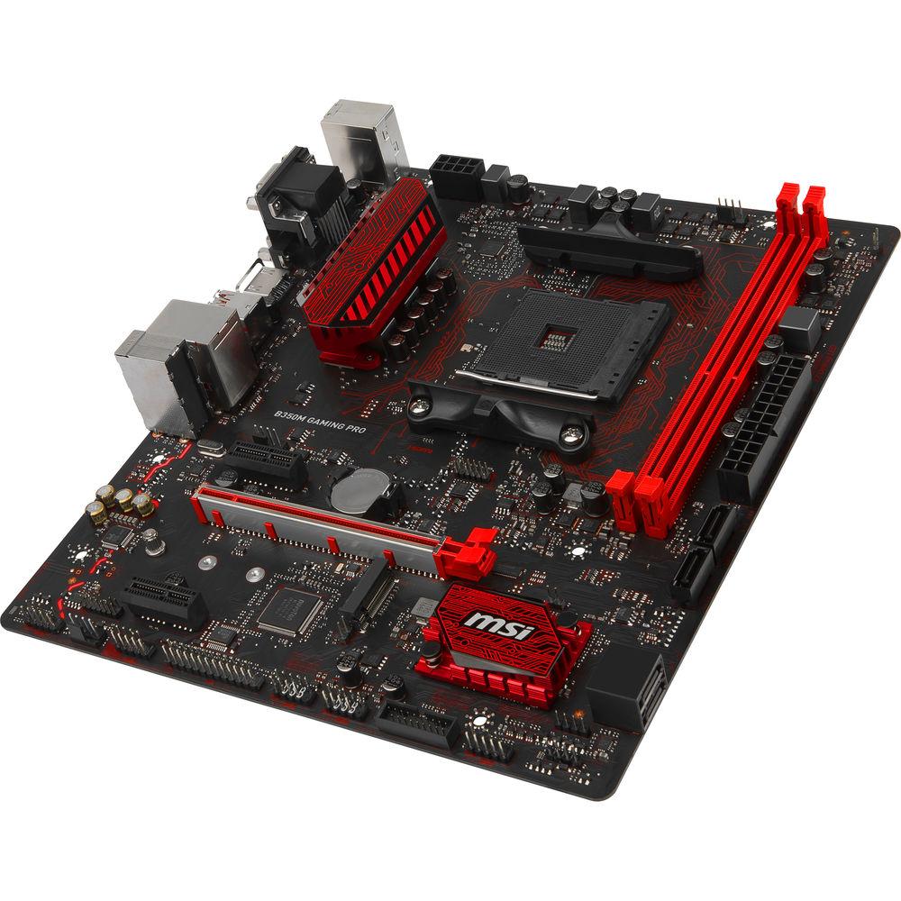 MSI A320M Gaming Pro AM4 Micro-ATX Motherboard, MSI, A320M, Gaming, Pro, AM4, Micro-ATX, Motherboard
