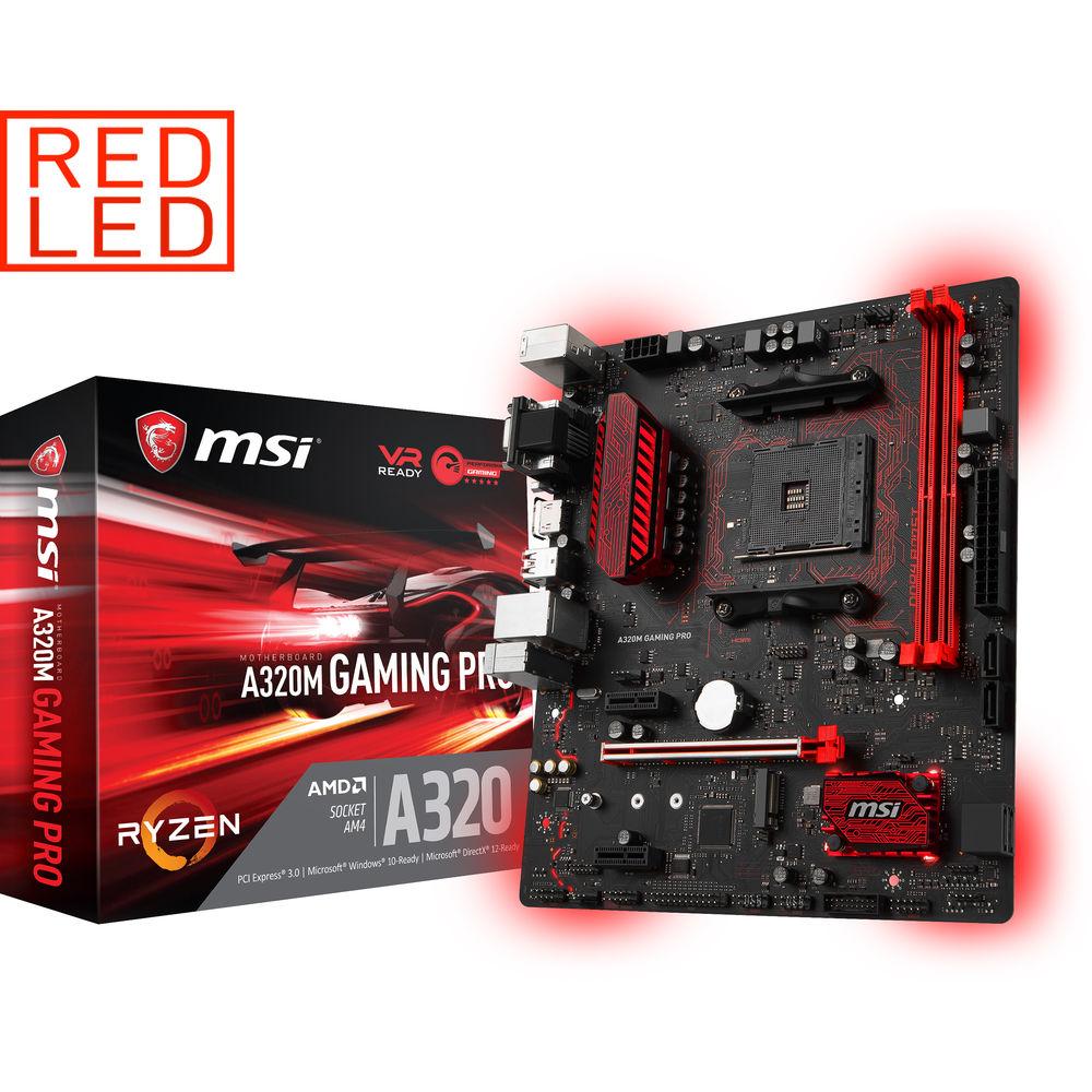 MSI A320M Gaming Pro AM4 Micro-ATX Motherboard