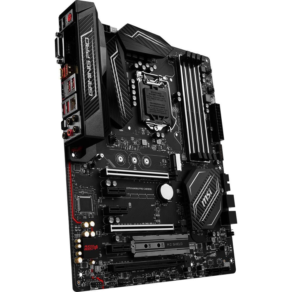 MSI Z270 Gaming Pro Carbon LGA1151 ATX Motherboard