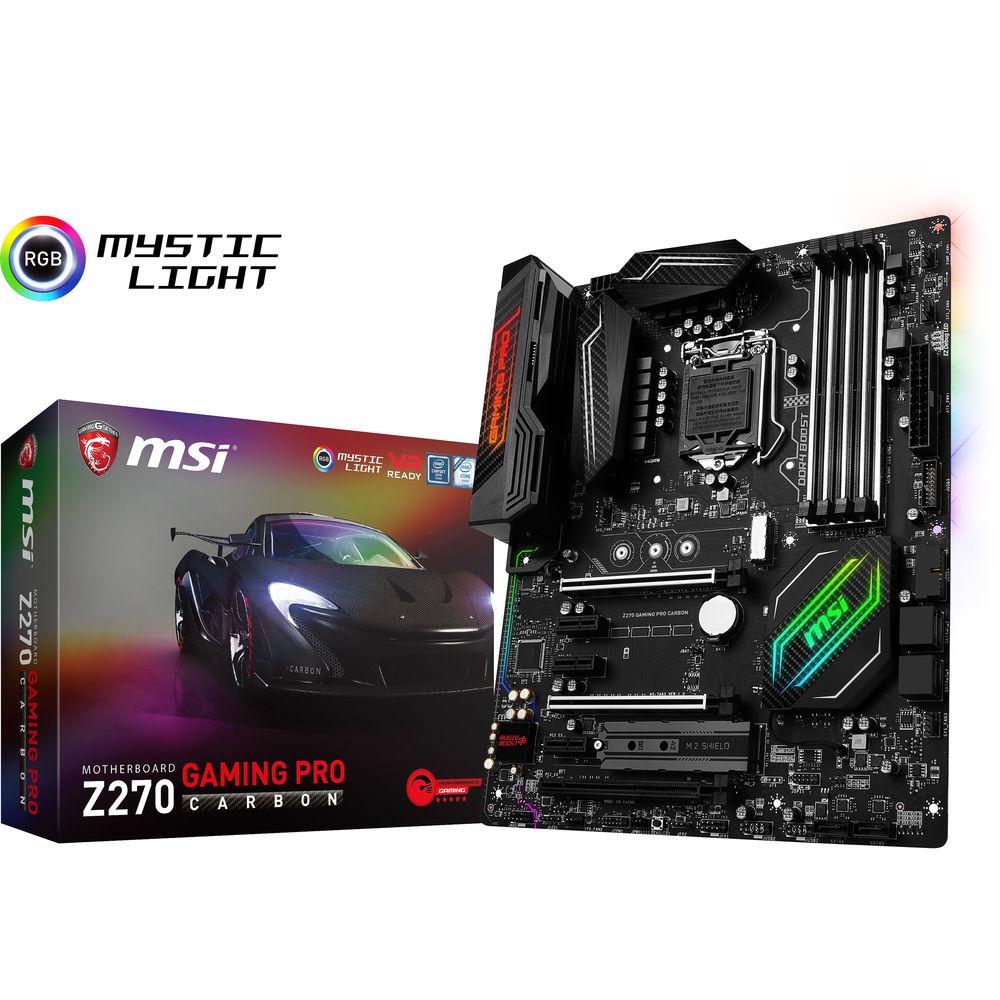 MSI Z270 Gaming Pro Carbon LGA1151 ATX Motherboard