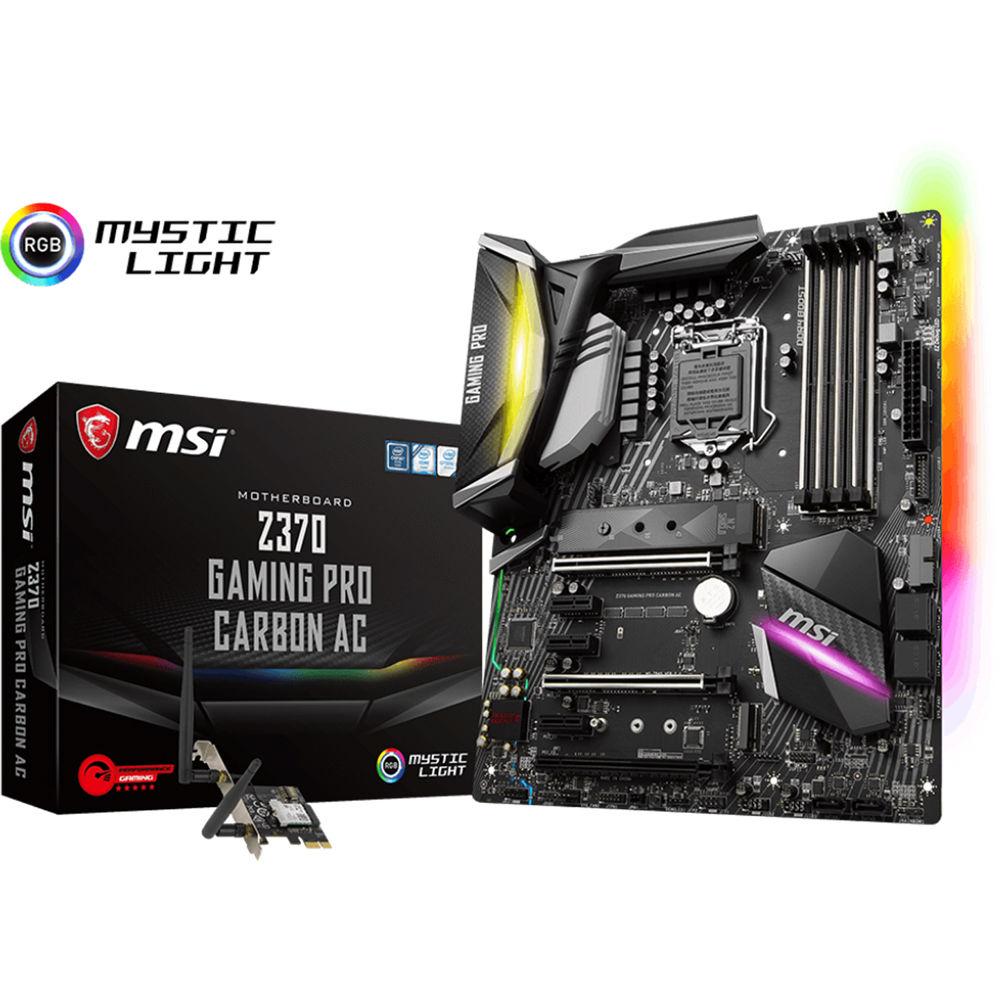 MSI Z370 Gaming Pro Carbon AC LGA 1151 ATX Motherboard