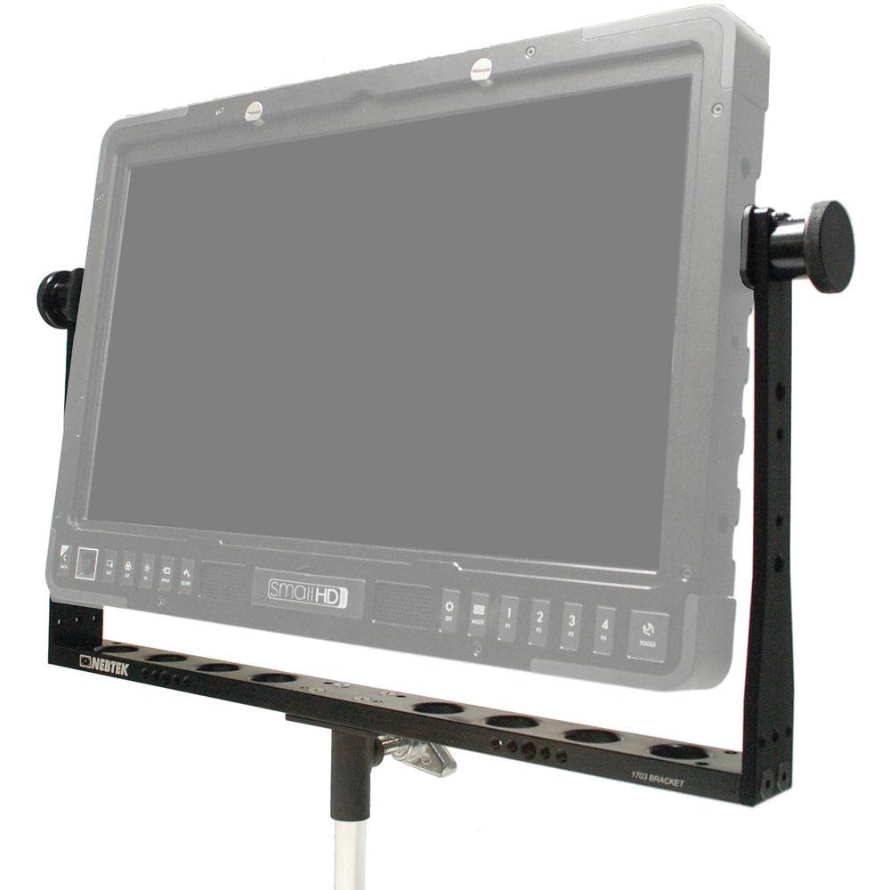 Nebtek Pan & Tilt Bracket with Baby-Pin Receiver for SmallHD 1703 Monitor