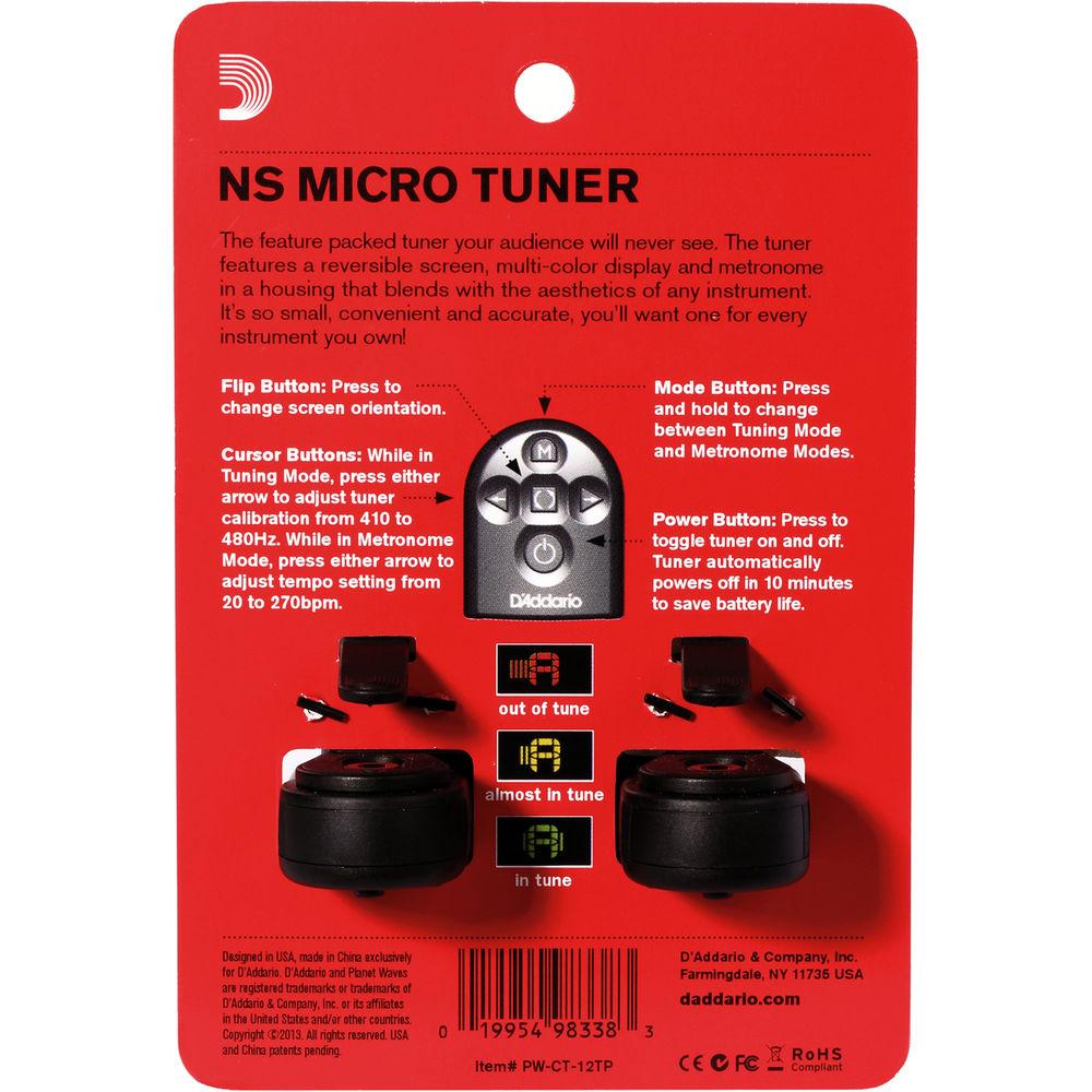 Planet Waves NS Micro Headstock Tuner, Planet, Waves, NS, Micro, Headstock, Tuner