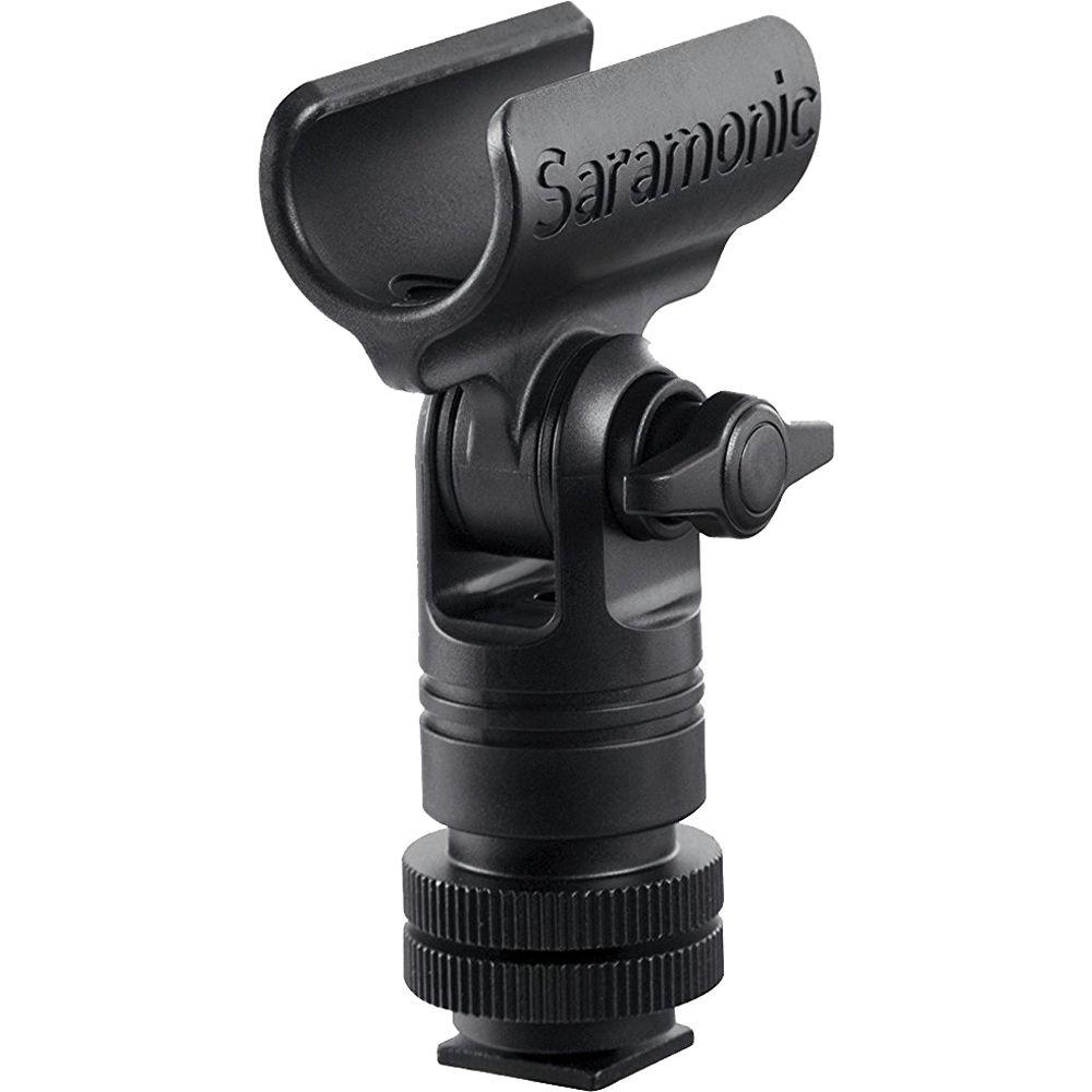 Saramonic SR-SMC1 Shotgun Microphone Mounting Bracket Clip, Saramonic, SR-SMC1, Shotgun, Microphone, Mounting, Bracket, Clip