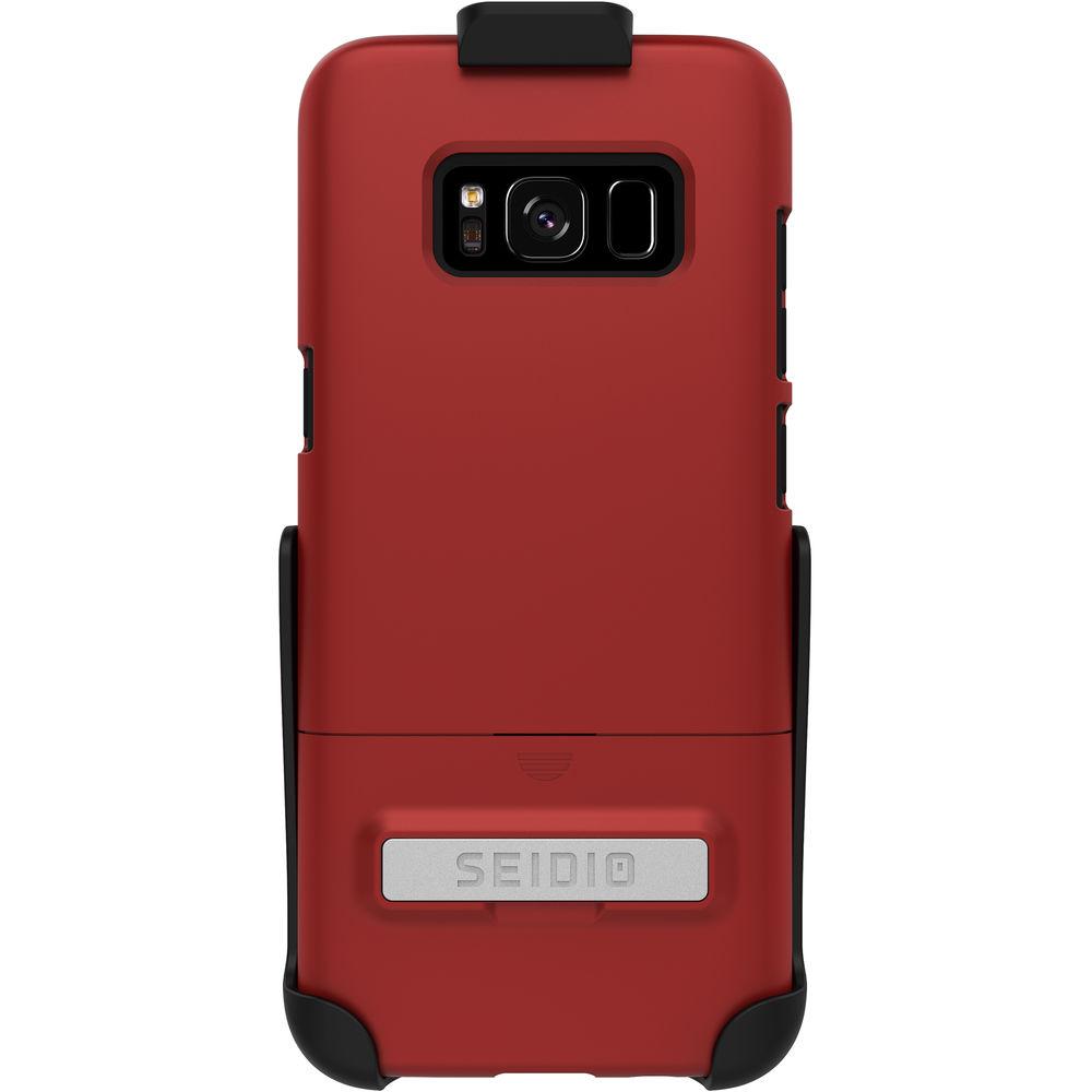 Seidio SURFACE Case with Kickstand and Holster for Galaxy S8, Seidio, SURFACE, Case, with, Kickstand, Holster, Galaxy, S8