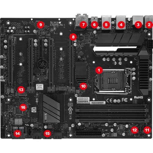 Supermicro C7Z270-PG ATX Motherboard with Intel Z270 Express Chipset