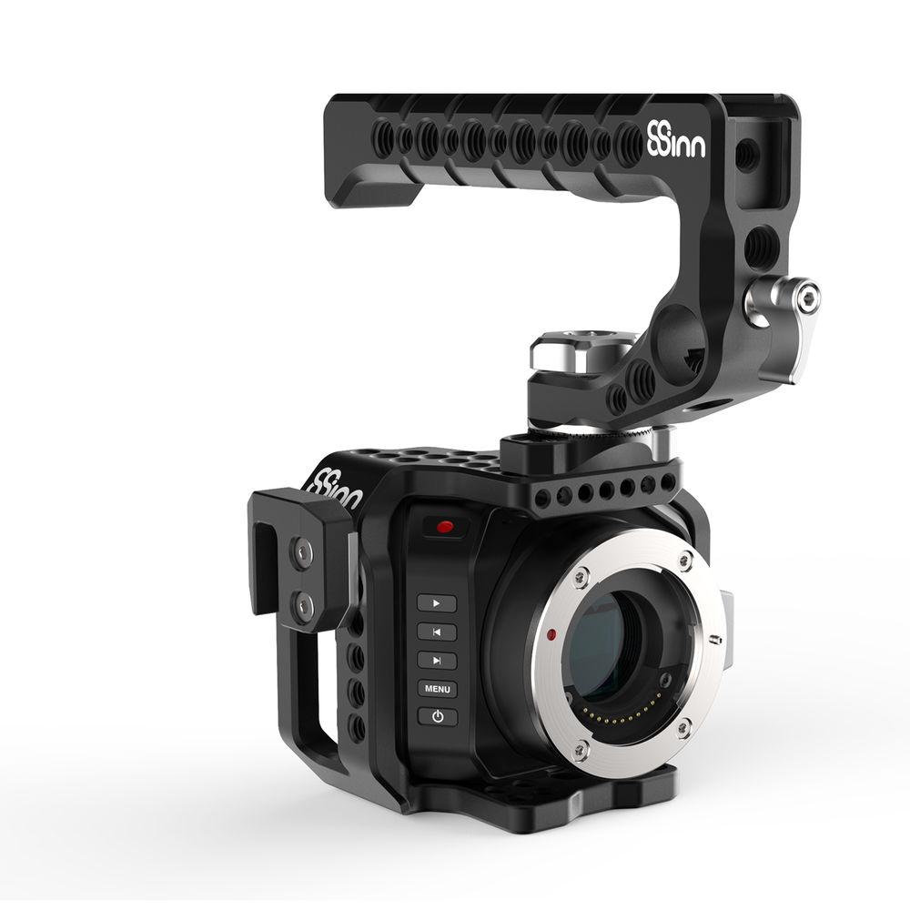 8Sinn Cage & Top Handle Scorpio with 28mm Rosette for Blackmagic Micro Cinema Studio