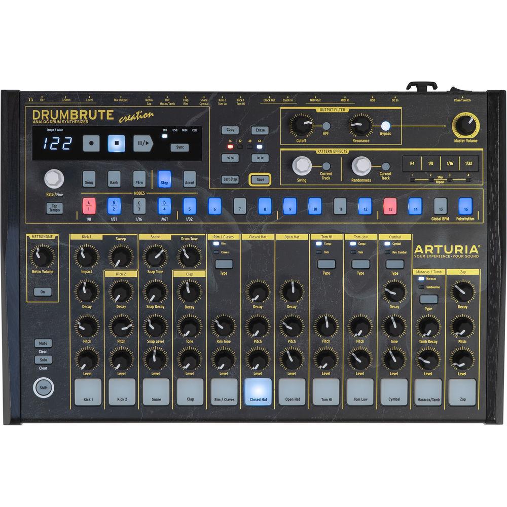 Arturia DrumBrute Analog Drum Machine Creation Edition