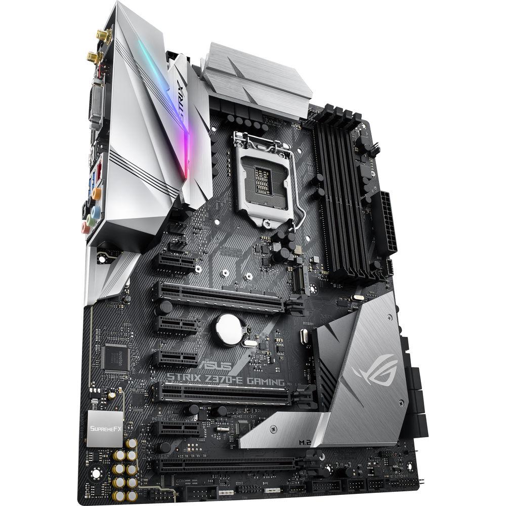 ASUS Republic of Gamers Strix Z370-E Gaming LGA1151 ATX Motherboard