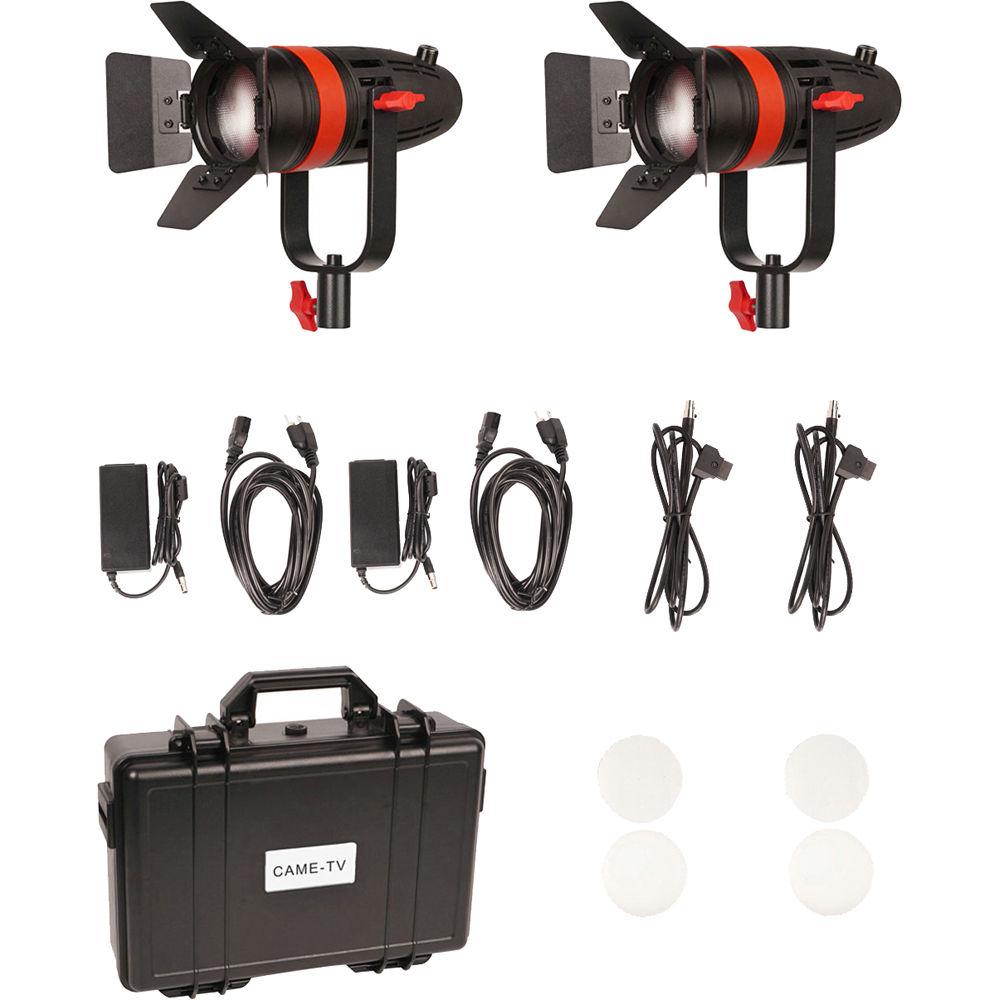 CAME-TV Boltzen 55W Focusable Fresnel LED Tungsten 2-Light Kit