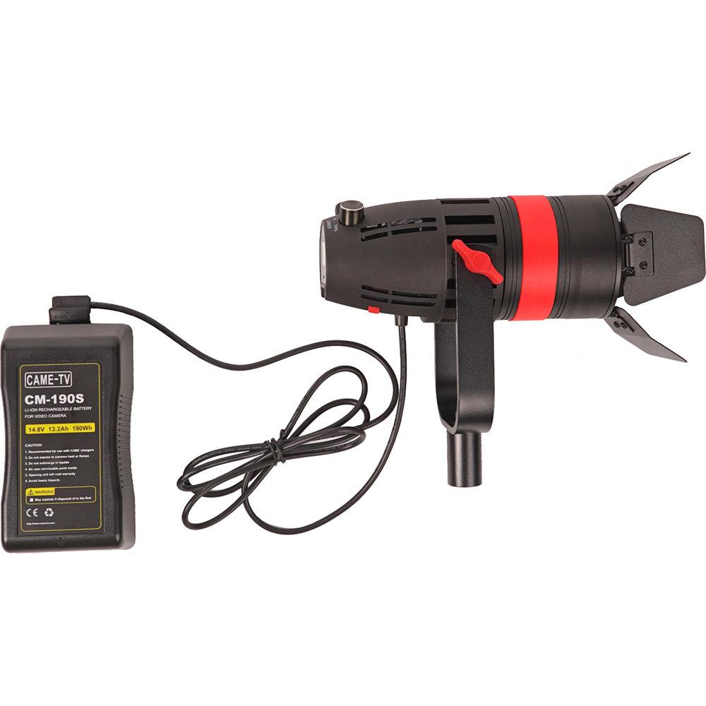 CAME-TV Boltzen 55W Fresnel Focusable LED Daylight 3-Light Kit