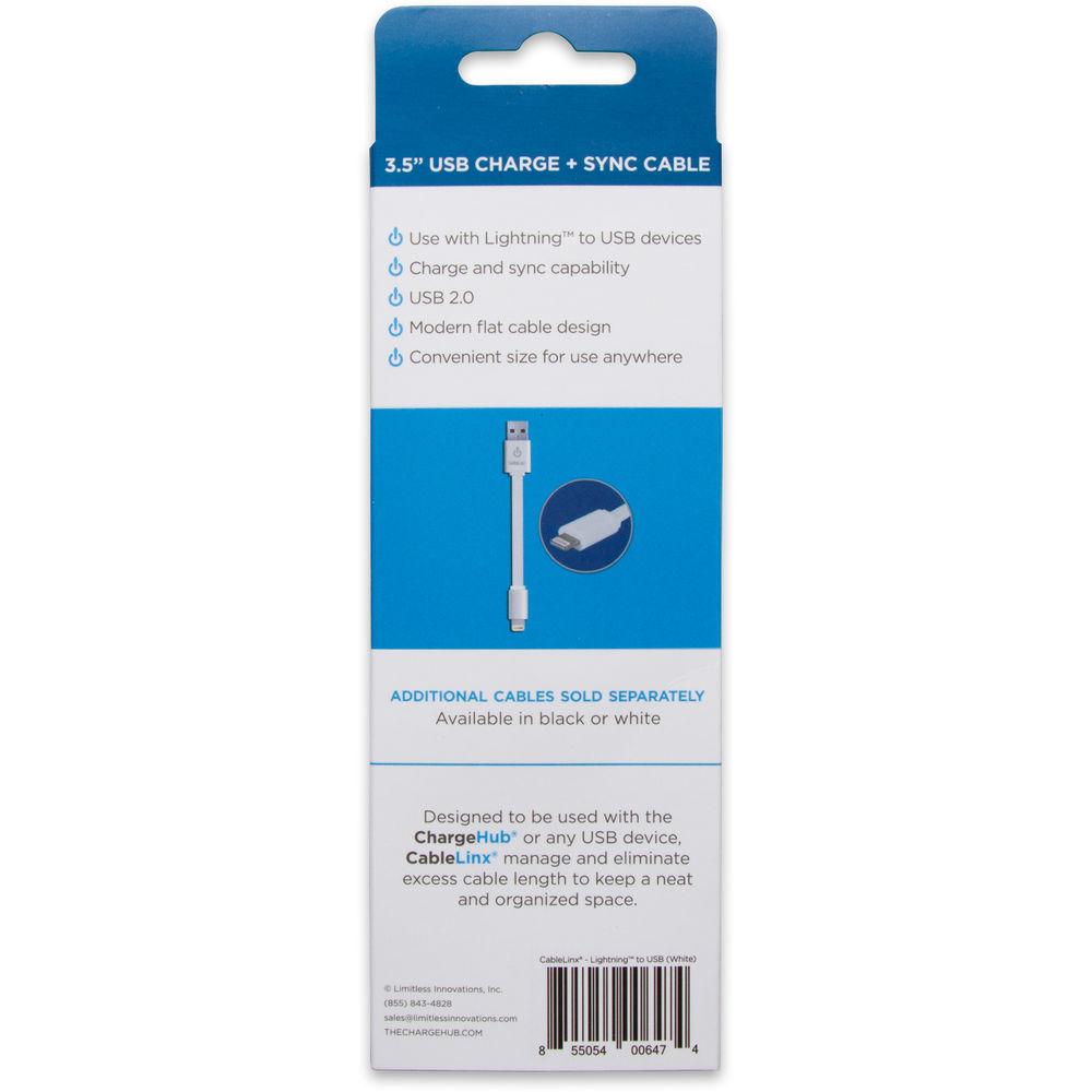 ChargeHub CableLinx Lightning Male to USB 2.0 Type-A Male Charge and Sync Cable