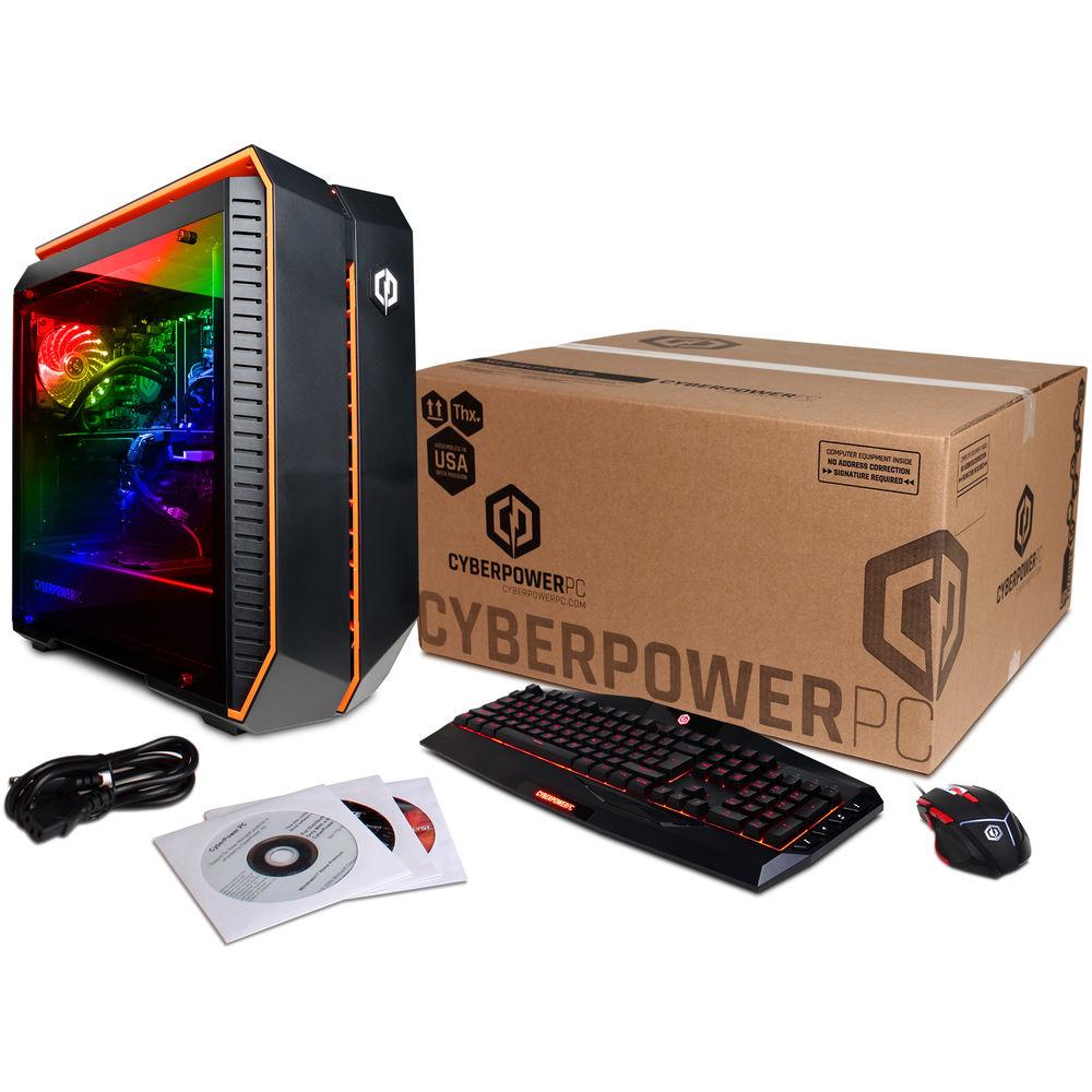 CyberPowerPC BattleBox Essential Liquid Cool Desktop Computer