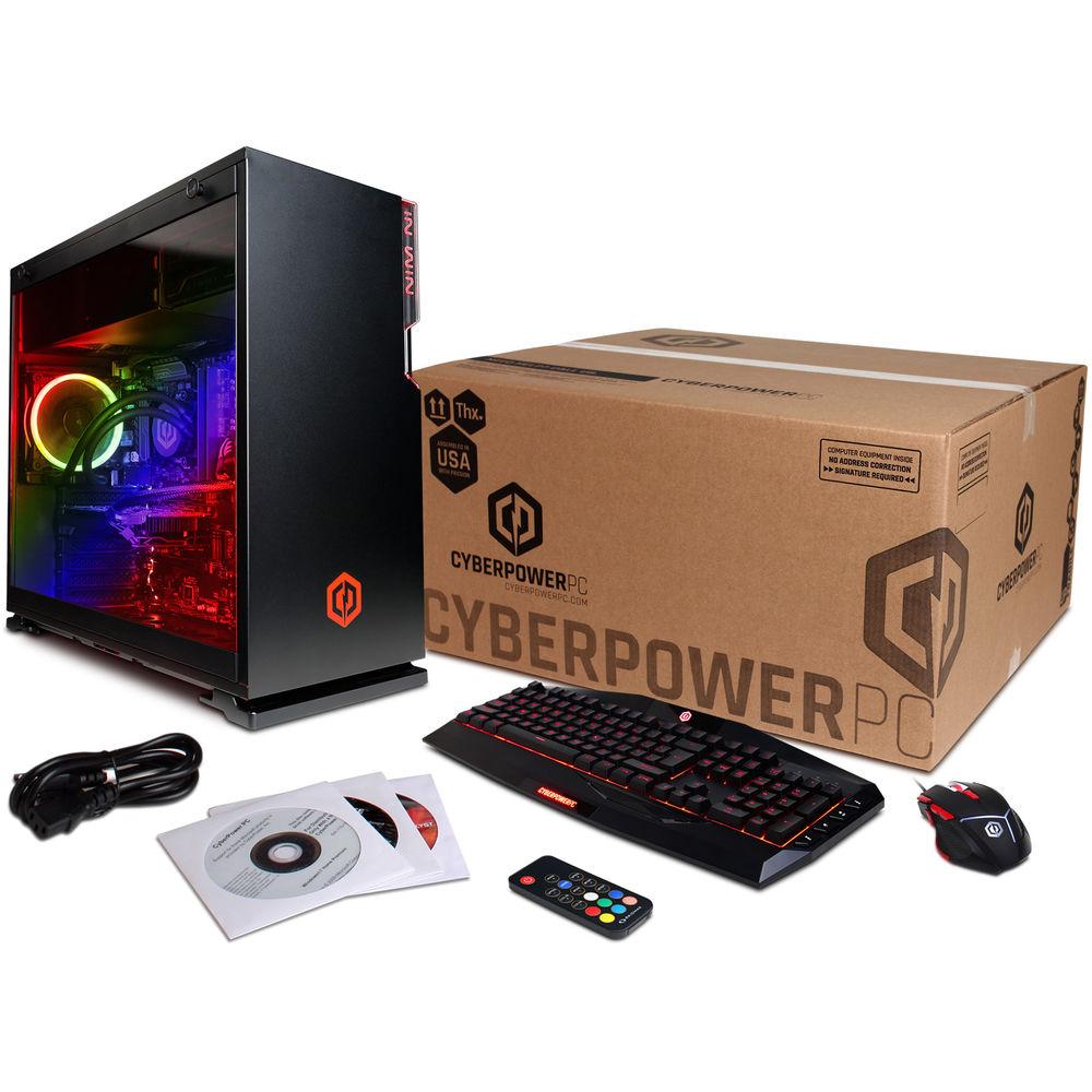 CyberPowerPC BattleBox Essential Liquid Cool Desktop Computer