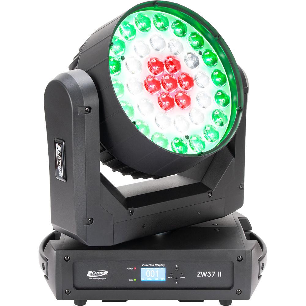 Elation Professional ZW37 II - Moving Head Beam Wash Fixture with Zoom