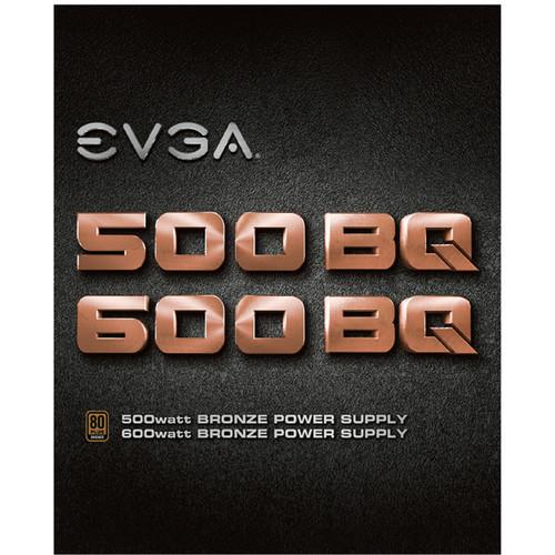 EVGA 500 BQ 500W 80 Plus Bronze Semi-Modular Power Supply