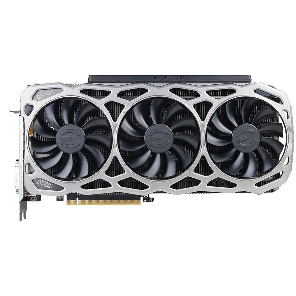 EVGA GeForce GTX 1080 Ti FTW3 ELITE GAMING SILVER Graphics Card