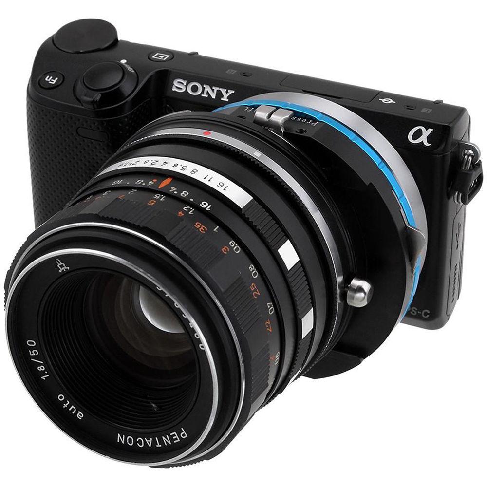 FotodioX Pro Shift Mount Adapter for M42 Lens to Sony E-Mount Camera