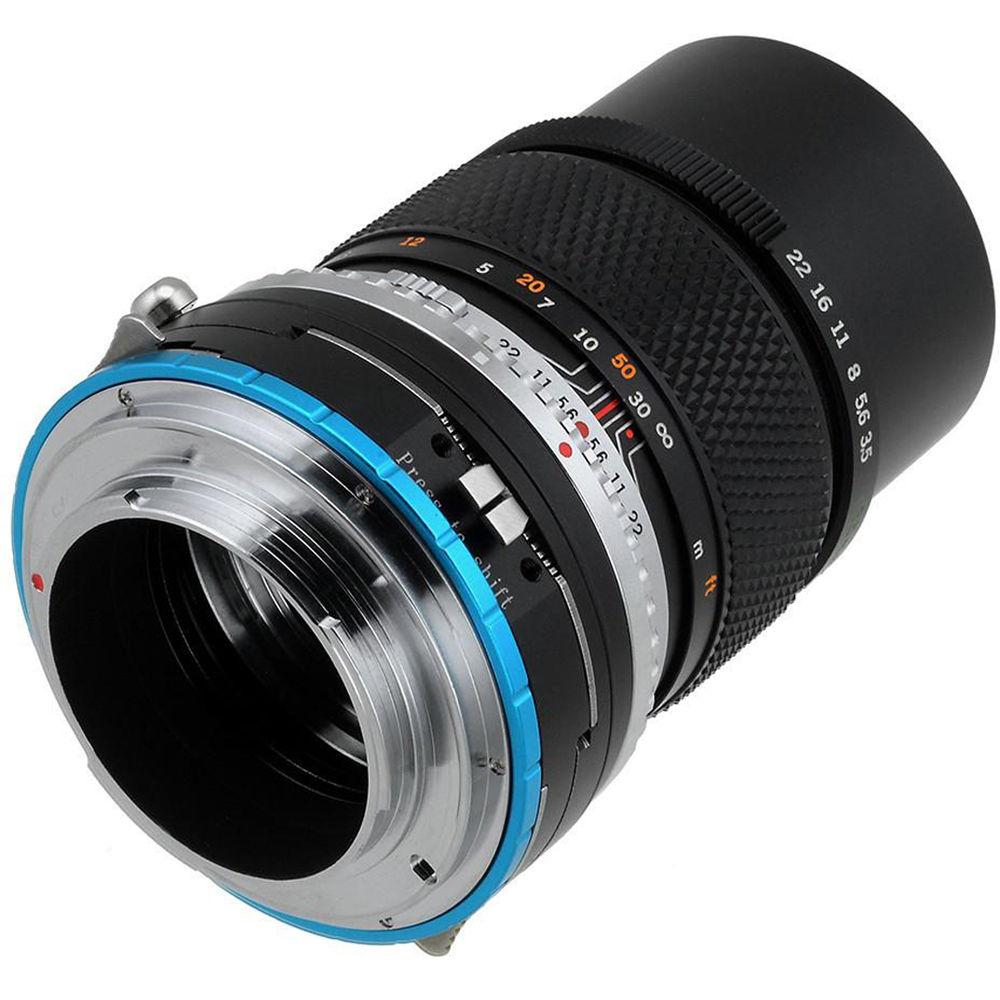 FotodioX Pro Shift Mount Adapter for Olympus OM-Mount Lens to Sony Alpha E-Mount Camera