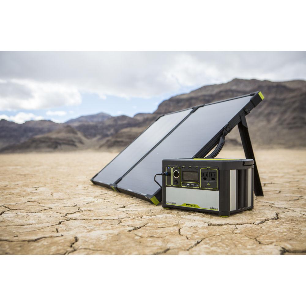 GOAL ZERO Yeti Lithium 1400 Portable Power Station with Boulder Briefcase Solar Kit