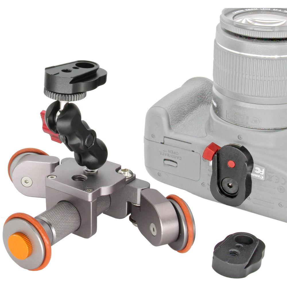 GyroVu Mini Motorized Dolly with Mini Swivel Mounts & Dual Quick Release System