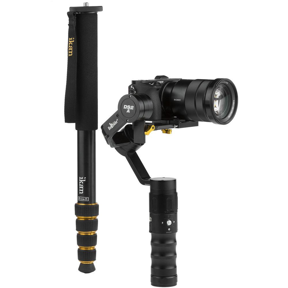 ikan DS2-A Beholder 3-Axis Gimbal and 5-Section Monopod Extension Kit