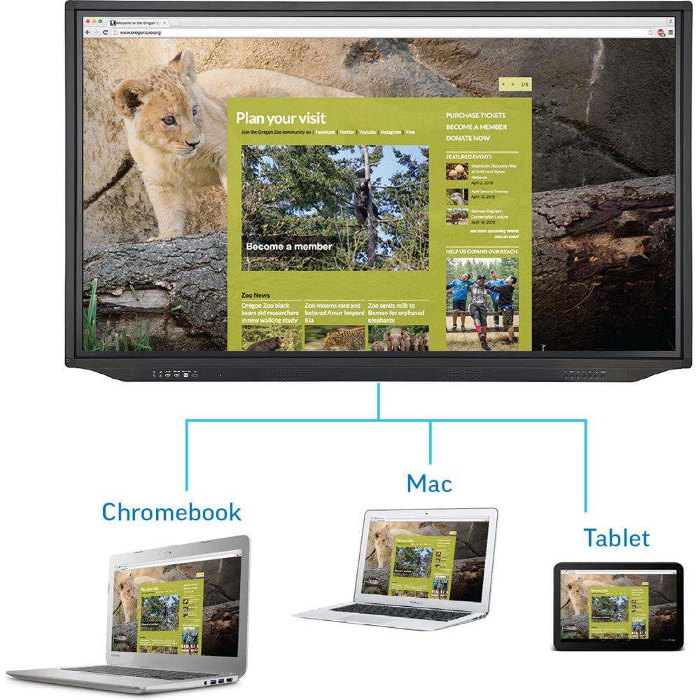 InFocus JTouch Plus 65-inch 4K Anti-Glare Display with Android