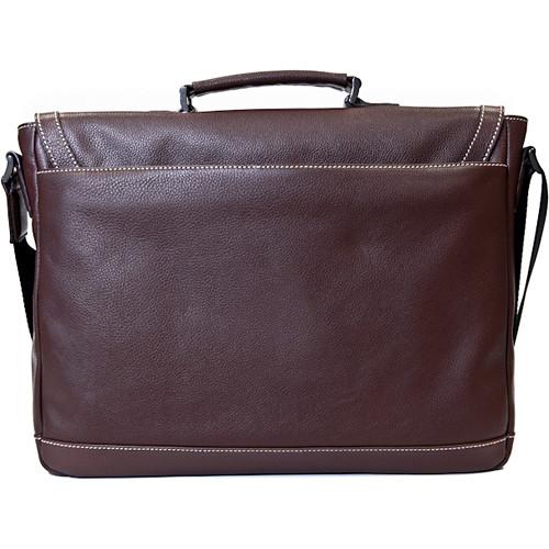 Jill-E Designs Bennett Leather Messenger Bag for 15" Laptop