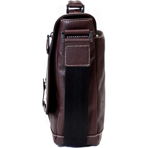 Jill-E Designs Bennett Leather Messenger Bag for 15" Laptop