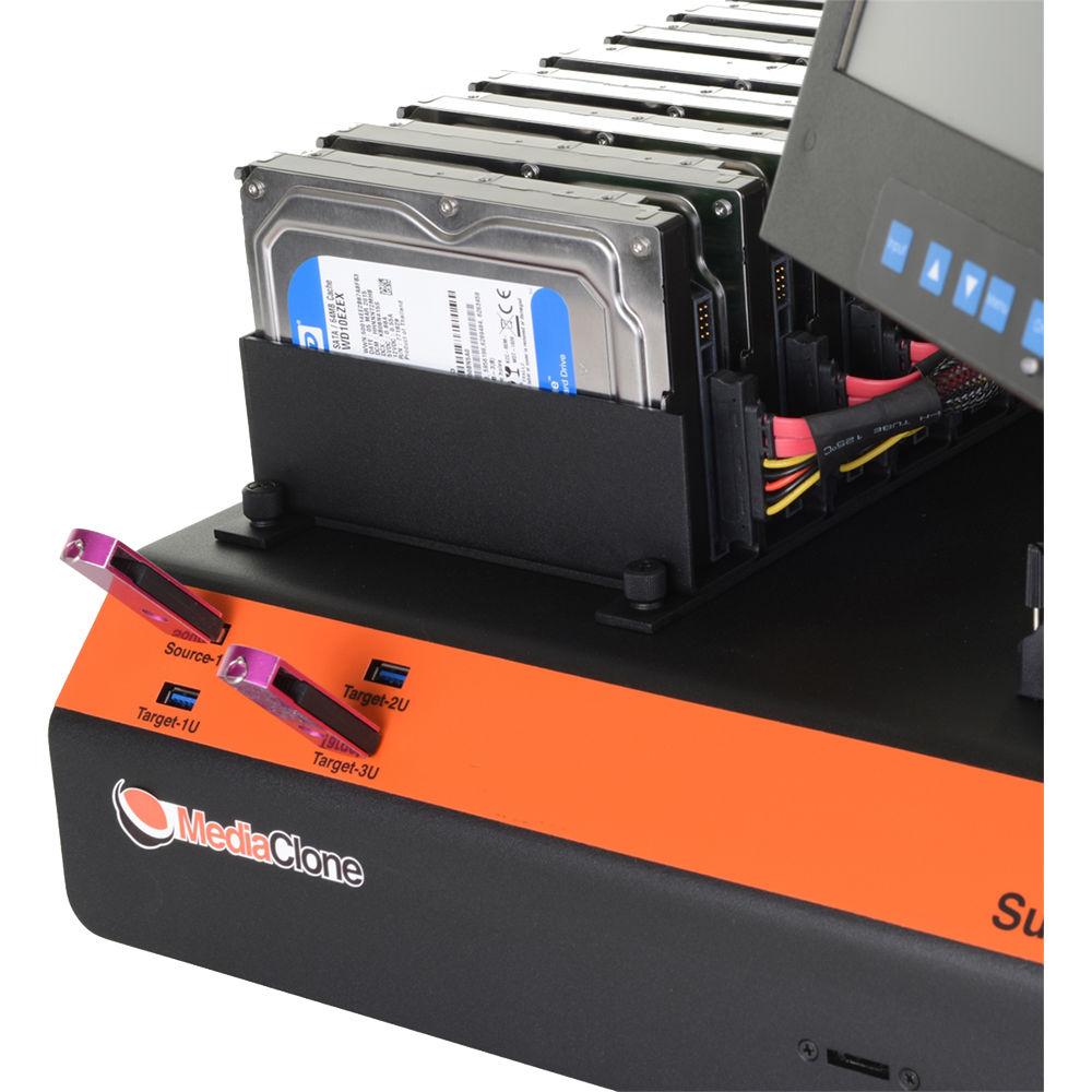 MediaClone Supercopier Desktop Pro Gen 2 Clone and Erase Unit 16-Sas Sata Ports