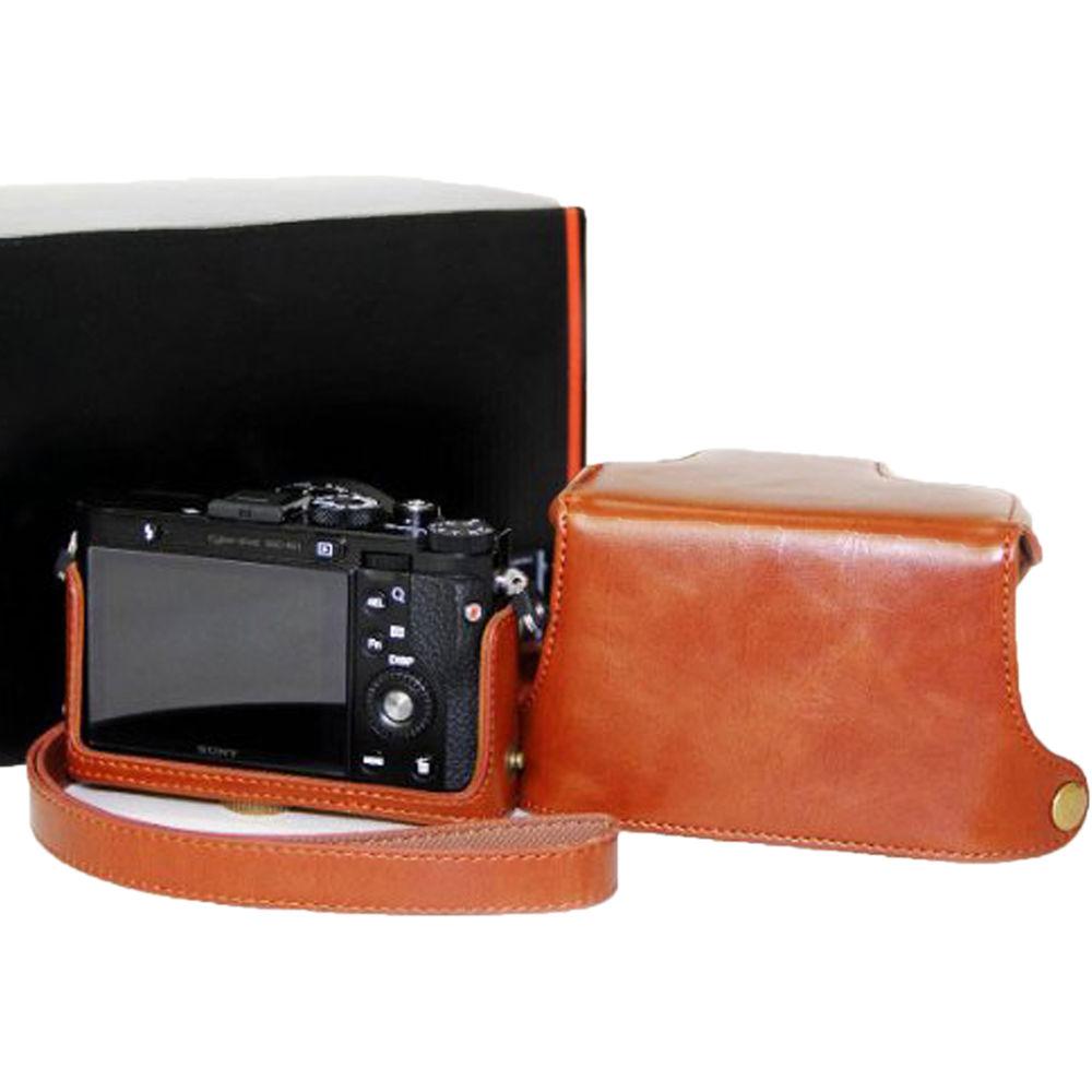 MegaGear Ever Ready Leather Camera Case for Sony Cyber-shot DSC-RX1, RX1R, RXIIR