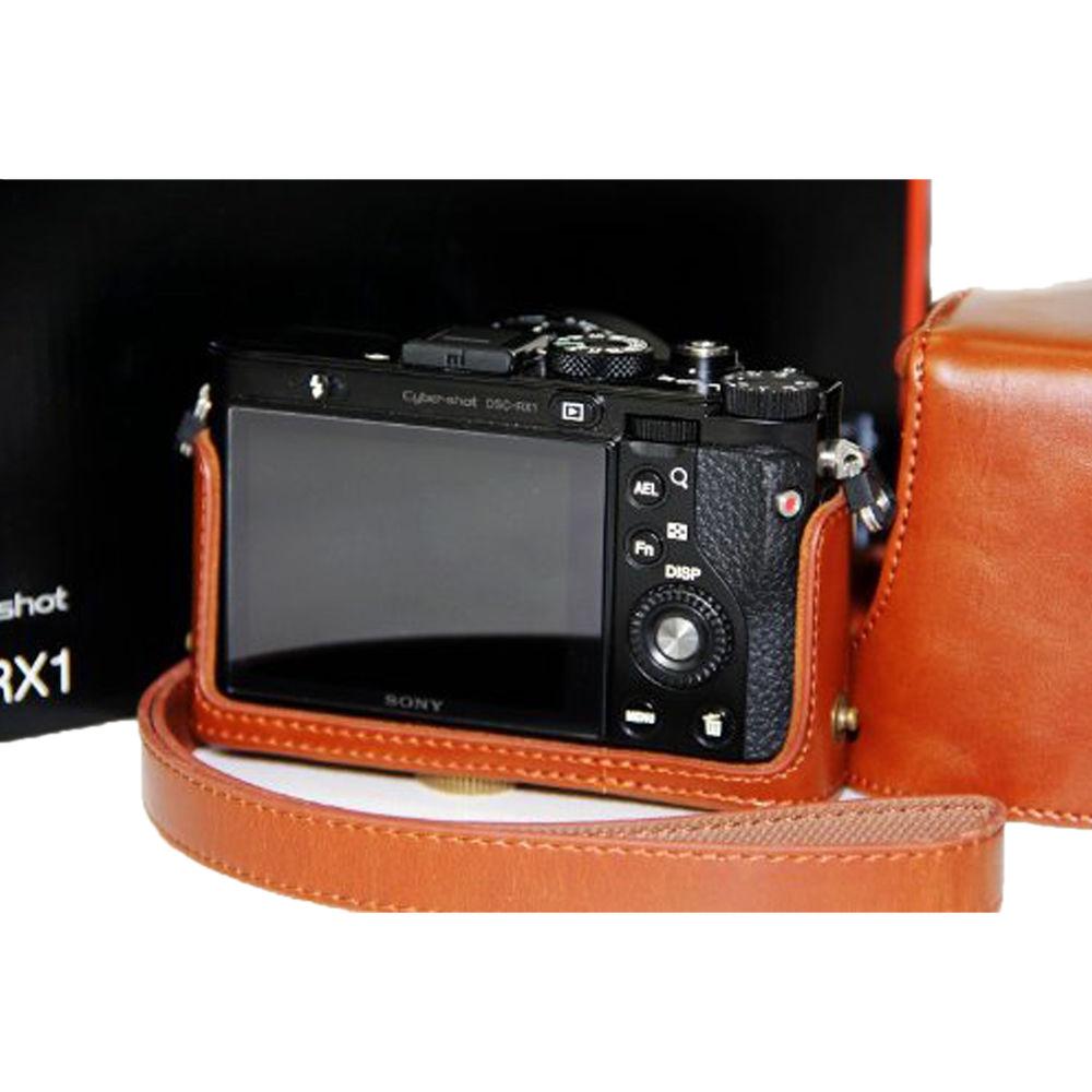 MegaGear Ever Ready Leather Camera Case for Sony Cyber-shot DSC-RX1, RX1R, RXIIR