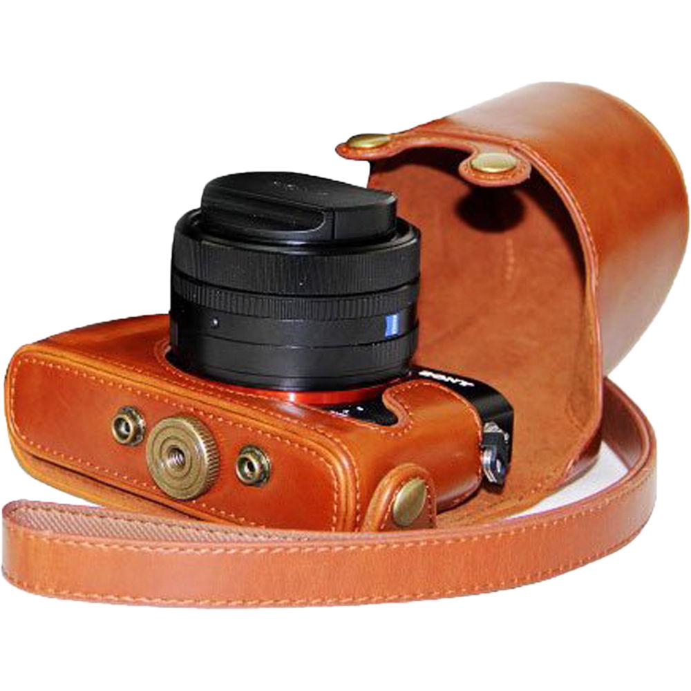 MegaGear Ever Ready Leather Camera Case for Sony Cyber-shot DSC-RX1, RX1R, RXIIR