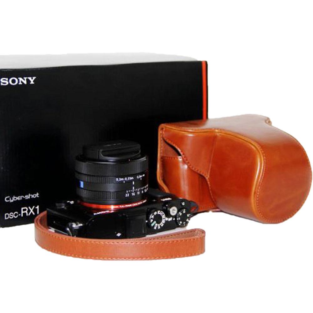 MegaGear Ever Ready Leather Camera Case for Sony Cyber-shot DSC-RX1, RX1R, RXIIR