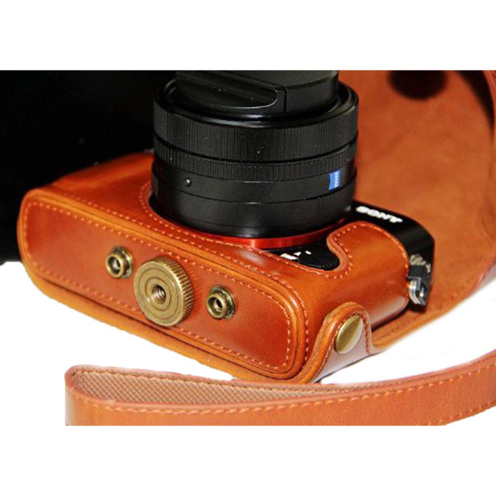 MegaGear Ever Ready Leather Camera Case for Sony Cyber-shot DSC-RX1, RX1R, RXIIR