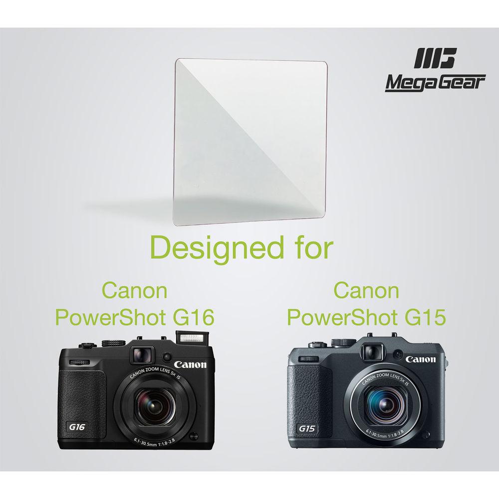 MegaGear LCD Optical Screen Protector for Canon Powershot G16 & G15 digital cameras.